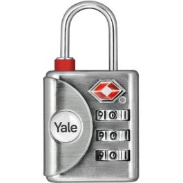 Yale Candado TSA con Código Combinado Programable de 3 Dígitos para Maleta y Equipaje - Aprobado para Viajes Internacionales Yale Candado TSA con Código Combinado Programable de 3 Dígitos para Maleta y Equipaje - Aprobado para Viajes Internacionales