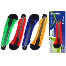 Bismark Cutter Ancho - Cuchilla Fracturable De 18 mm - Sistema Bloqueo Cuchilla Intercambiable Guia Metálica Blister Colores Surtidos Precio: 1.49999949. SKU: B12CRHLR9Z