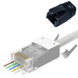Lanview RJ45 STP plug Cat6A/Cat7 for big diameter cable AWG22-24 stranded/solid conductor for. Precio: 76.4999994. SKU: B14FBW5R9E
