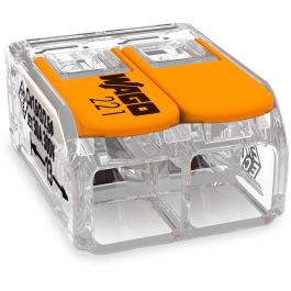 Wago 221-612 Conector Derecho 2x6mm 450V Naranja Transparente (50 Stück) Precio: 51.99839359. SKU: B1BV8BPDS8
