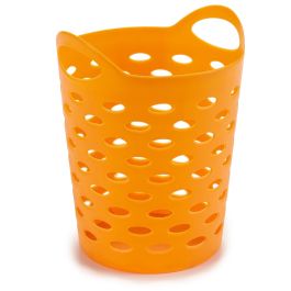 Arte Regal Cesta Plástico Redonda Multiusos 14x14x0.2 cm Surtidos Azul Naranja Rosa Amarillo