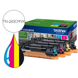 BROTHER PACK 4 Toner HLL3210CW/3270CDW/DCPL3510CDW/DCPL3550CDW TN243CMYK Precio: 194.50000042. SKU: S0436794