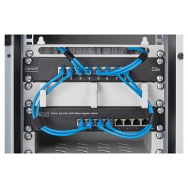 Digitus Switch 8 Puertos Gigabit 80W PoE Gestionado Negro