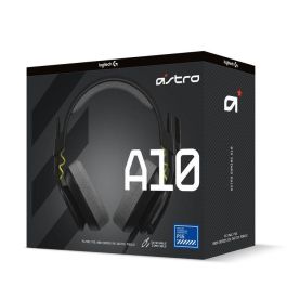 Logitech Auriculares con Micrófono Astro A10 Cableados para PC y Consolas con Control de Volumen y Silencio