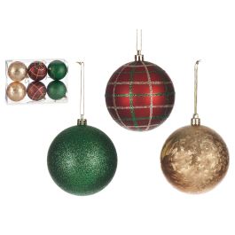 Set 6 bolas decorativas 8 cm, 3 colores - Krist+ (24 Unidades) Precio: 74.78999957. SKU: B12V424VQY