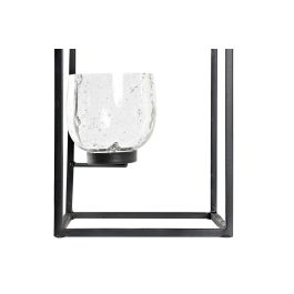 Portavela Boho DKD Home Decor Negro Transparente 18 x 76 x 18 cm