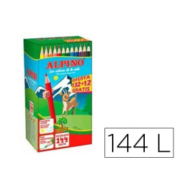 Alpino Lápices De Colores Festival Caja 132+12 Ud Gratis 175 mm Precio: 20.89000023. SKU: S8400359