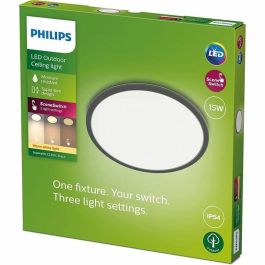 Philips PHI8719514417977 LED Techo Light SuperSlim 15W IP54 Negro