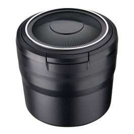 Cenicero redondo con led, colores surtidos, ø8 x 7 cm