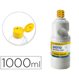 Giotto Témpera Escolar Lavable Blanco Botella 1000 mL Precio: 5.50000055. SKU: B1578B34NJ