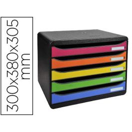 Fichero Cajones Sobremesa Exacompta Big-Box Plus Iderama Arlequin 5 Cajones Apaisado Multicolores Precio: 69.57499977009999. SKU: B1355CV9B3