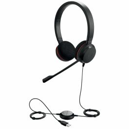 Auriculares con Micrófono Jabra Evolve 20 MS Stereo Negro