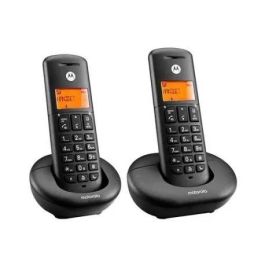 Motorola E202 Telefono Inalambrico DECT Duo Digital Kit Dos Unidades Negro Precio: 33.4999995. SKU: B172EK4L7S