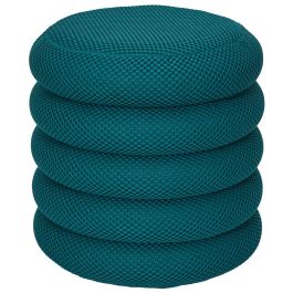 Home Deco Factory Puf Almacenaje Atom Azul d.37 cm; h.42 cm