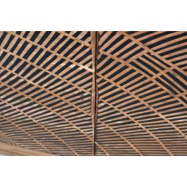 Giner y Colomer Aparador de Madera de Acacia con Patas de Metal, Natural, 90x40x86 cm