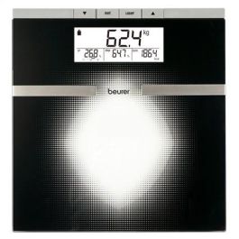Beurer BG-21 Báscula Diagnóstica con IMC de Vidrio y Pantalla LCD