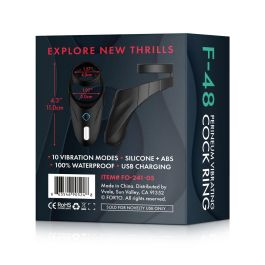 Anillo para el Pene Forto Negro (Talla única)