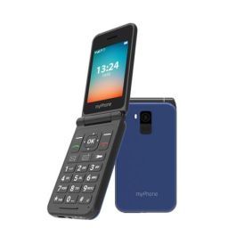 Myphone Flip LTE Teléfono Móvil Plegable 2.8" Pantalla, 4G VoLTE, Dual SIM, Botón SOS, Batería 1000mAh