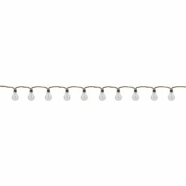 Lumisky LUM3760093543286 Guirnalda Luminosa Exterior Fantasy Cord 7,70 m 10 Bombillas Filamento Transparente LED Blanco Cálido