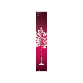 Lumineo Árbol micro LED flores blancas 210cm IP44 270 LEDs luz cálida