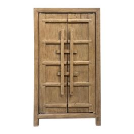 DKD Home Decor Armario Item Home Natural 2 Puertas 115 x 48 x 210 cm Olmo Macizo Precio: 1798.49999956. SKU: B1BALHEFRZ