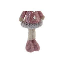 Figura Navidad Fantasia DKD Home Decor Rosa 9 x 33 x 9 cm