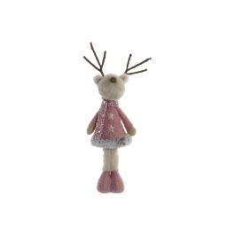 Figura Navidad Fantasia DKD Home Decor Rosa 9 x 33 x 9 cm