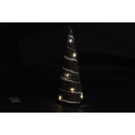 DKD Home Decor Cono Navidad Verde 60 x 16 cm Set de 3 LED PVC