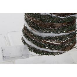 DKD Home Decor Cono Navidad Verde 60 x 16 cm Set de 3 LED PVC