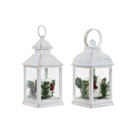 Farola Navidad Moderna DKD Home Decor Blanco Verde 10.5 x 24 x 10.5 cm (2 Unidades) Precio: 18.90000035. SKU: B17CHDVQWZ