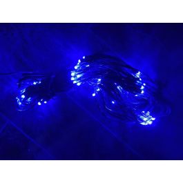 Luces Navidad Moderna DKD Home Decor Azul 1 x 100 x 100 cm