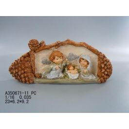 Nacimiento Navidad Tradicional DKD Home Decor Marron Plateado 6.2 x 9.2 x 23 cm Precio: 11.9789997338. SKU: B1C826EHGC