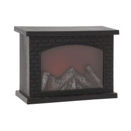 Chimenea Navidad Alpina DKD Home Decor Negro 12 x 20 x 27 cm Precio: 19.9650005324. SKU: B1H7S8W7B8