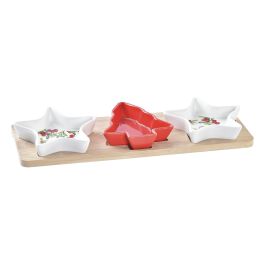 Tabla Aperitivo Navidad Tradicional DKD Home Decor Rojo Natural 11.6 x 3.3 x 33 cm Set de 4 Precio: 14.1448999637. SKU: B1KBTQFZWB