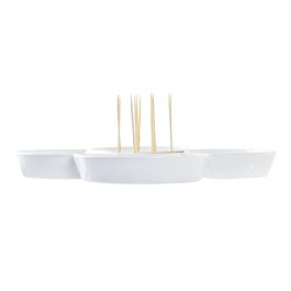 Aperitivo Navidad Tradicional DKD Home Decor Verde Blanco 22 x 7 x 22 cm