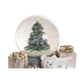 Figura Navidad Moderna DKD Home Decor Multicolor 9 x 9 x 11 cm (2 Unidades)