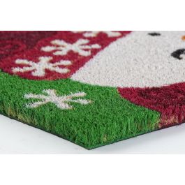 Felpudo Navidad Tradicional DKD Home Decor Rojo Verde 40 x 1.5 x 60 cm (2 Unidades)