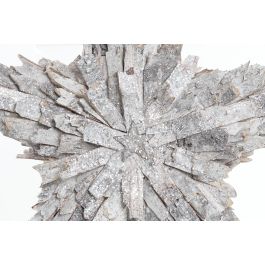 Decoracion Colgante Navidad Alpina DKD Home Decor Natural Gris 10 x 35 x 35 cm