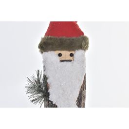 Figura Navidad Alpina DKD Home Decor Natural Rojo 9 x 35 x 12 cm