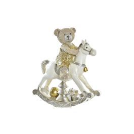 Figura Navidad Moderna DKD Home Decor Dorado Blanco 6.5 x 15 x 13 cm