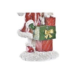 Figura Navidad Tradicional DKD Home Decor Rojo Verde 6.5 x 12 x 6.5 cm (2 Unidades)