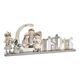 Figura Navidad Tradicional DKD Home Decor Marron Beige 4 x 10.5 x 25 cm