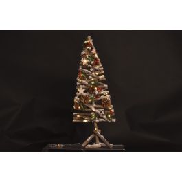 Arbol Navidad Alpina DKD Home Decor Marron Verde 28 x 70 x 28 cm