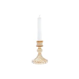 Candelabro Navidad Tradicional DKD Home Decor Dorado Plateado 8 x 10 x 8 cm (6 Unidades)