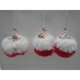 Decoracion Colgante Navidad Fantasia DKD Home Decor Rojo Blanco 8 x 10 x 8 cm (12 Unidades) Precio: 23.5949992982. SKU: B17ZWDV72W