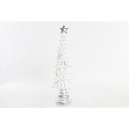 Figura Navidad Moderna DKD Home Decor Blanco 13 x 43 x 13 cm