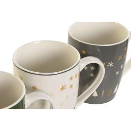 Mug DKD Home Decor Multicolor 6.2 x 12 x 7.1 cm (6 Unidades)