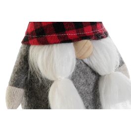 Figura Navidad Tradicional DKD Home Decor Rojo Negro 10 x 48 x 13 cm (2 Unidades)