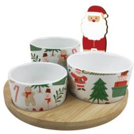 Aperitivo Navidad Tradicional DKD Home Decor Verde Rojo 18 x 13.5 x 18 cm Set de 4 Precio: 13.50000025. SKU: B1HKL6Q9AR