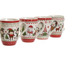 Mug Navidad Fantasia DKD Home Decor Multicolor 8 x 10.5 x 12 cm (12 Unidades)